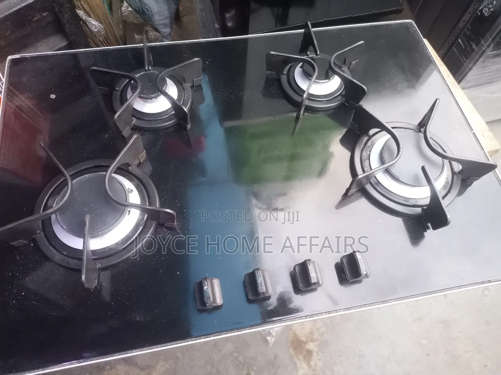 Four Burners Table Tops Gas Cooker Glass Top