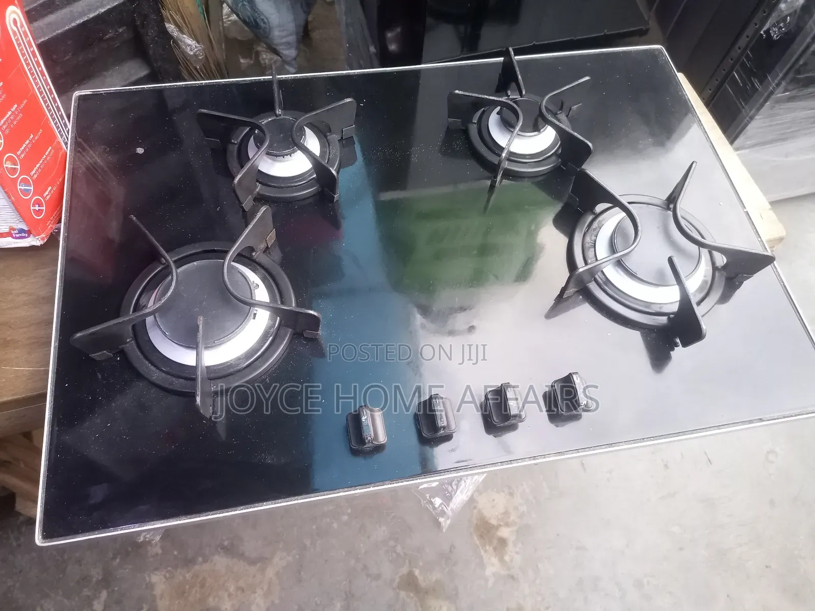 Four Burners Table Tops Gas Cooker Glass Top