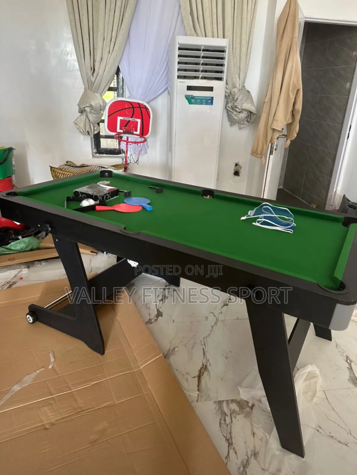 6ft 3 in 1 Snooker,Tennis, Dinning Table (Foreign)