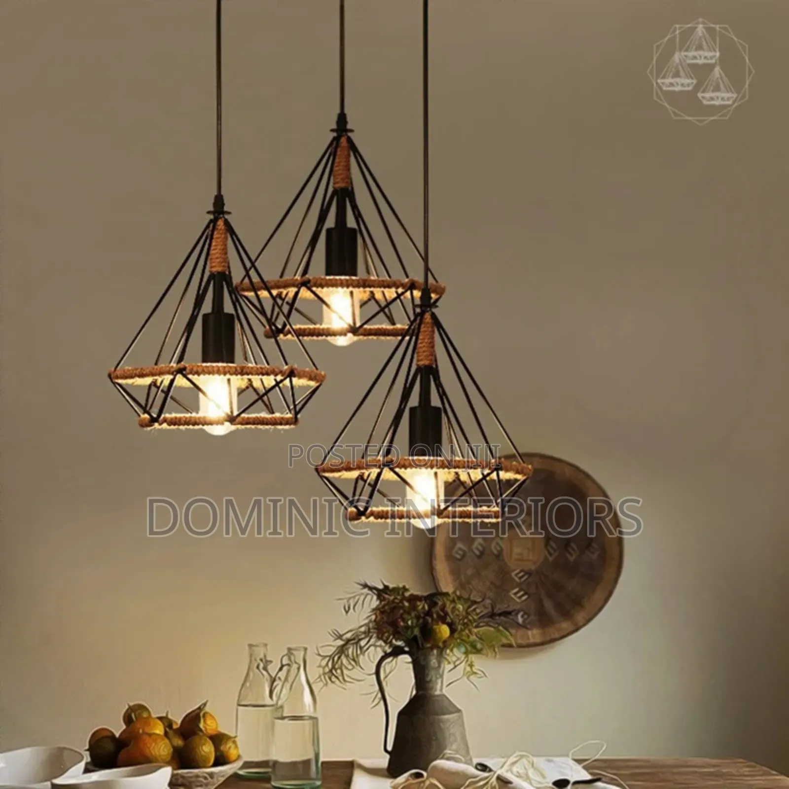 Creative Masonry Iron Chandelier