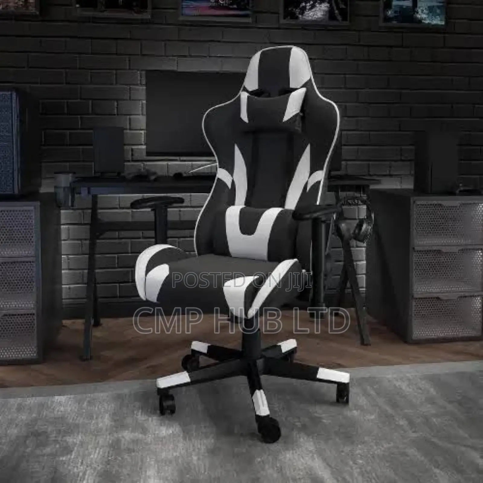 Furgle Gaming/Office Chair -White Black
