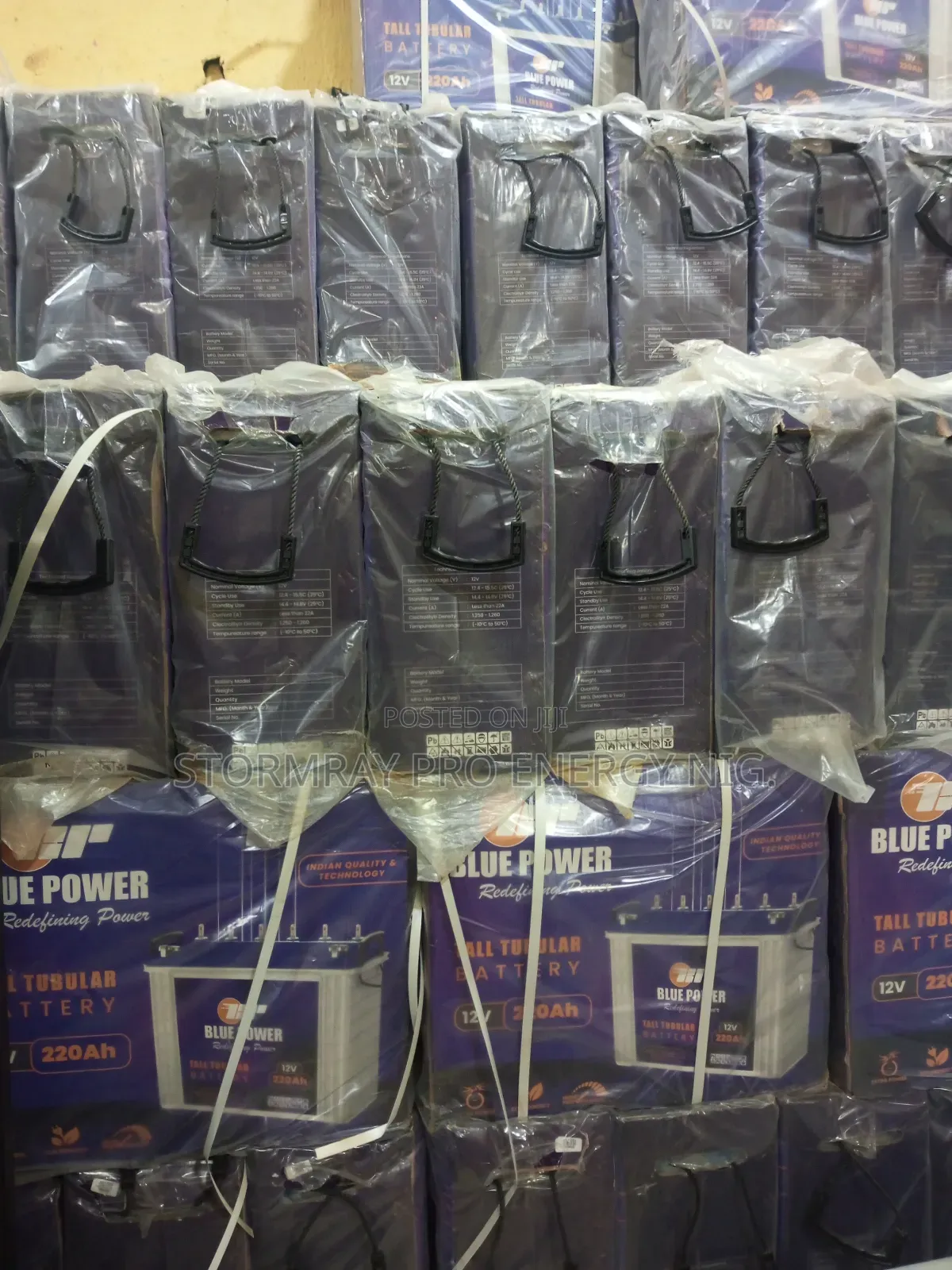 Blue Power 220ah Tubular Batteries