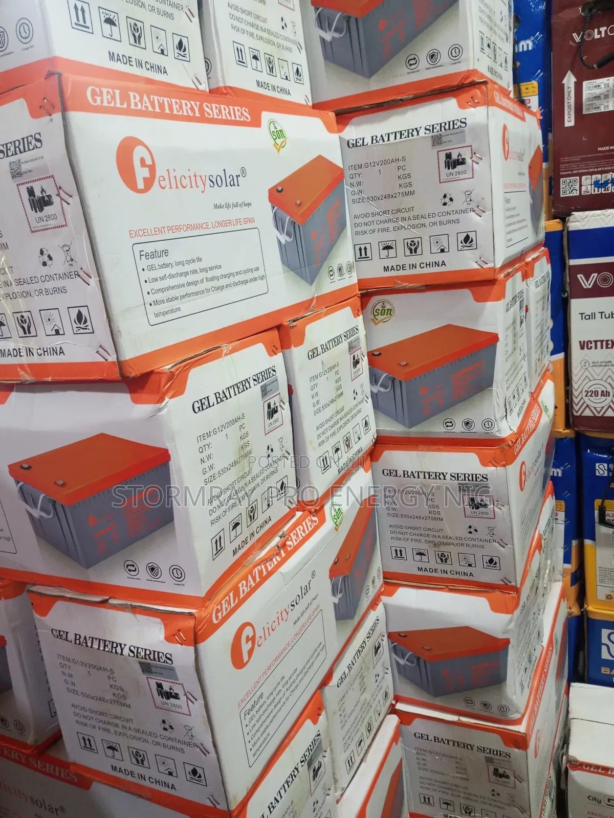 Felicity 200ah Dry Cell Battery