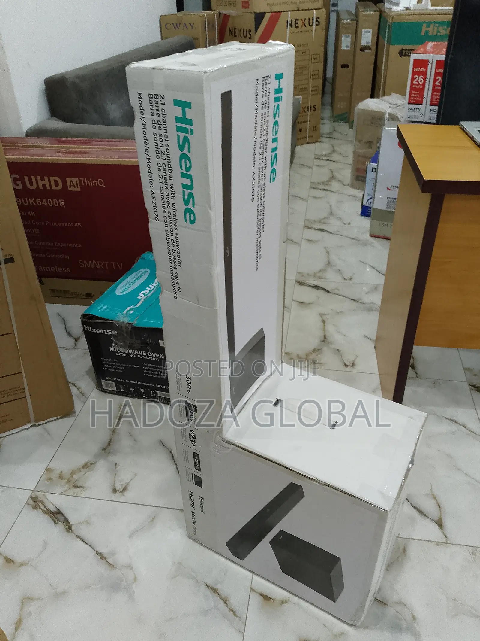 Quality 300watts 2.1hisense Channel Soundbar