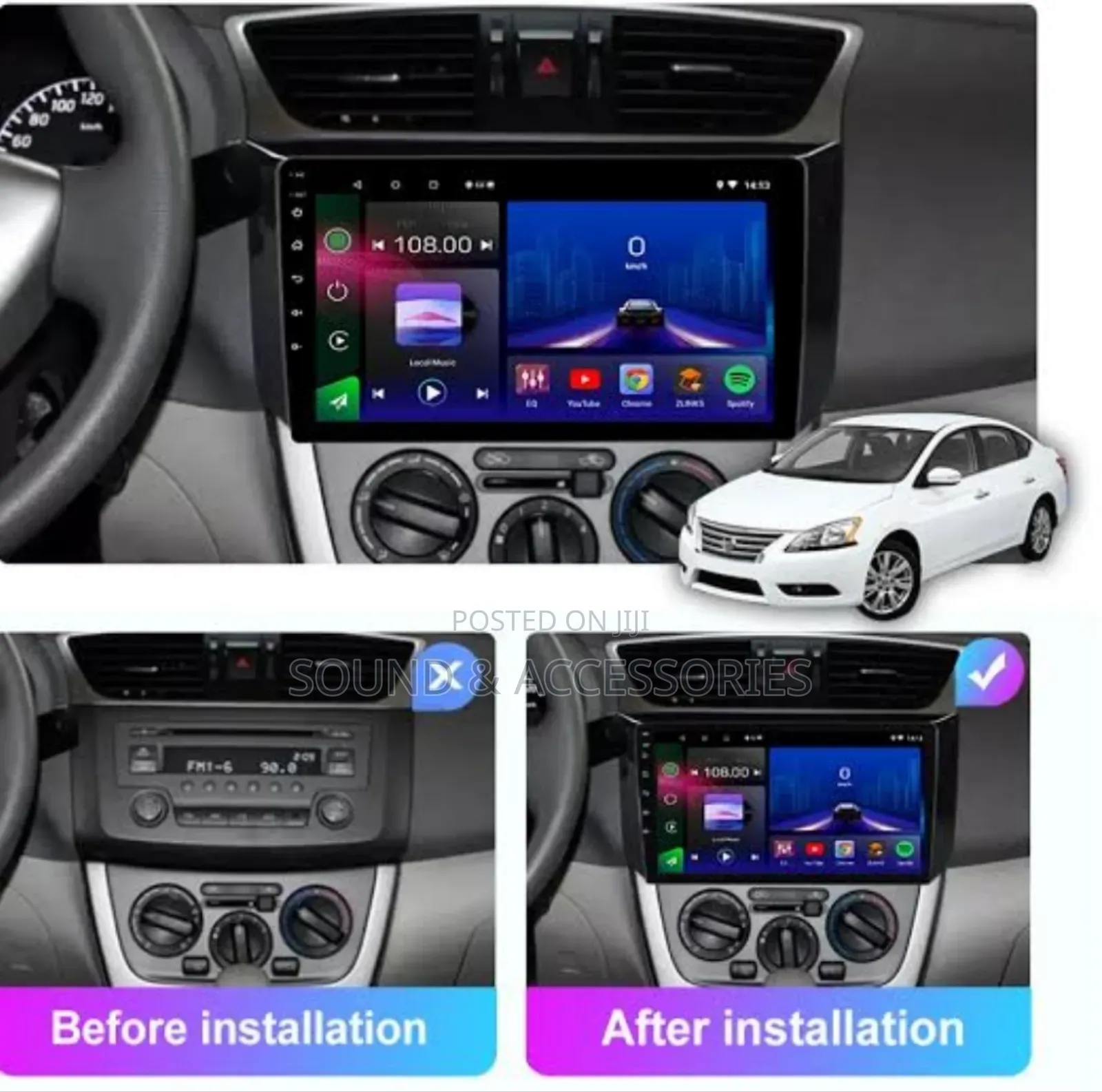 Nissan Sentra 2012-19 Android GPS Navigation Player