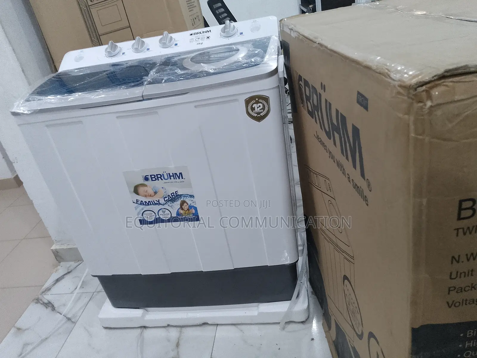 Unique 11kg Bruhm Twin Tub Washing Machine