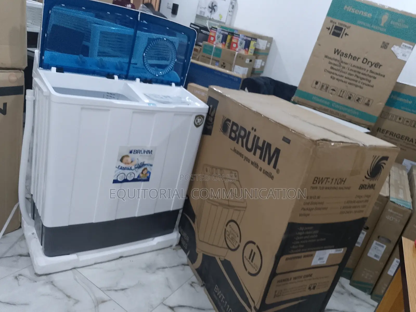 (Bwt-11oh) 11kg Bruhm Twin Tub Washing Machine