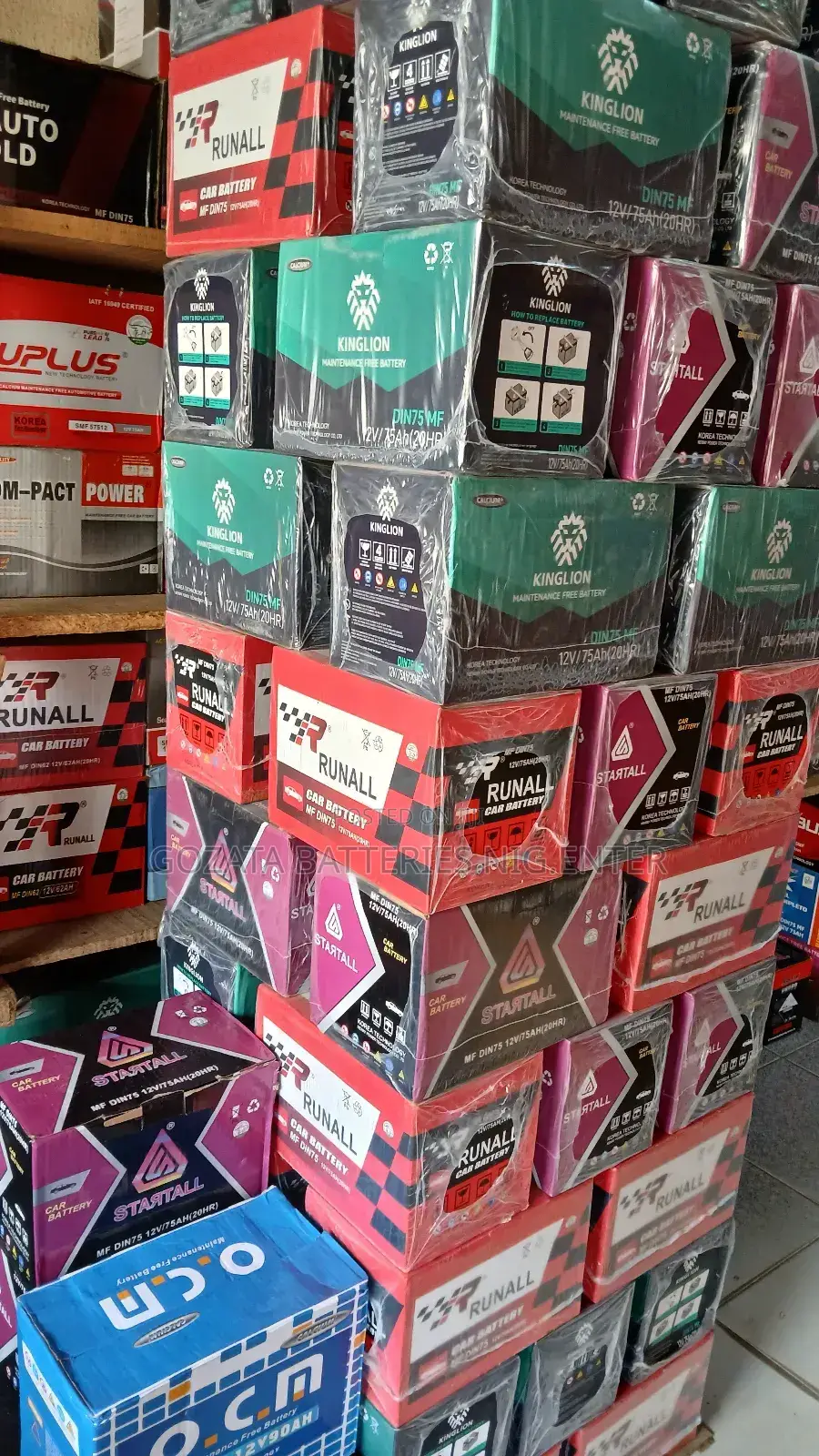 Car Batteries 75AH High Quality Battery With 2years Warranty