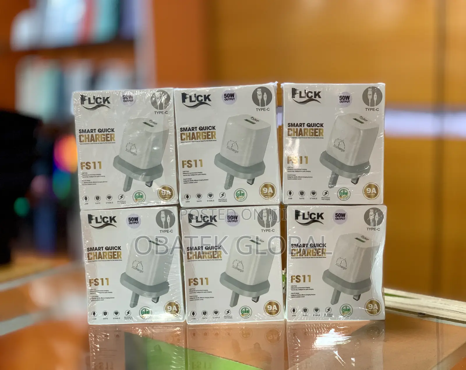 Flick 50 Watts Type-C Fast Charger