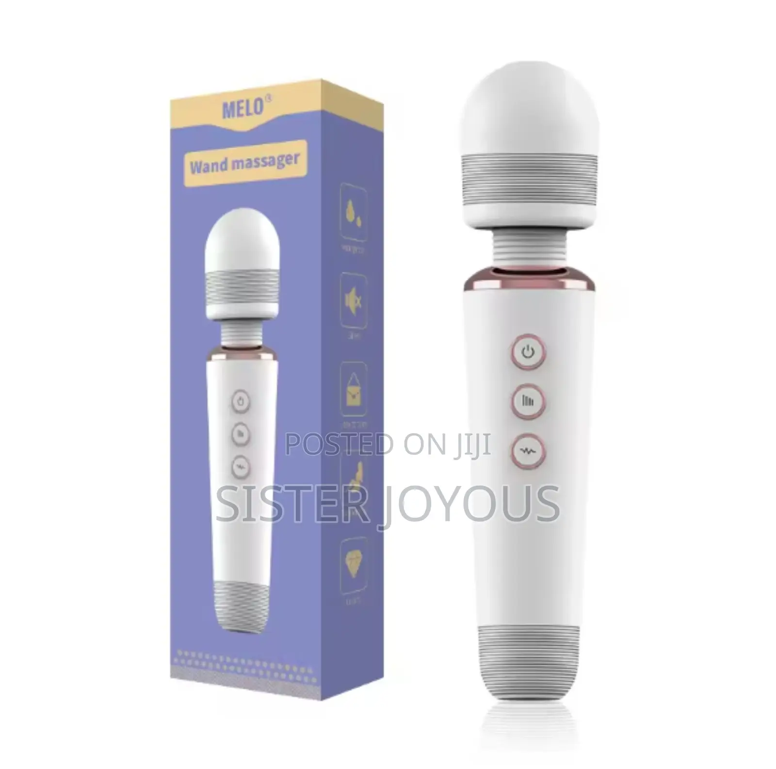 MELO Rechargeable Personal Wand Massager New Upgrade