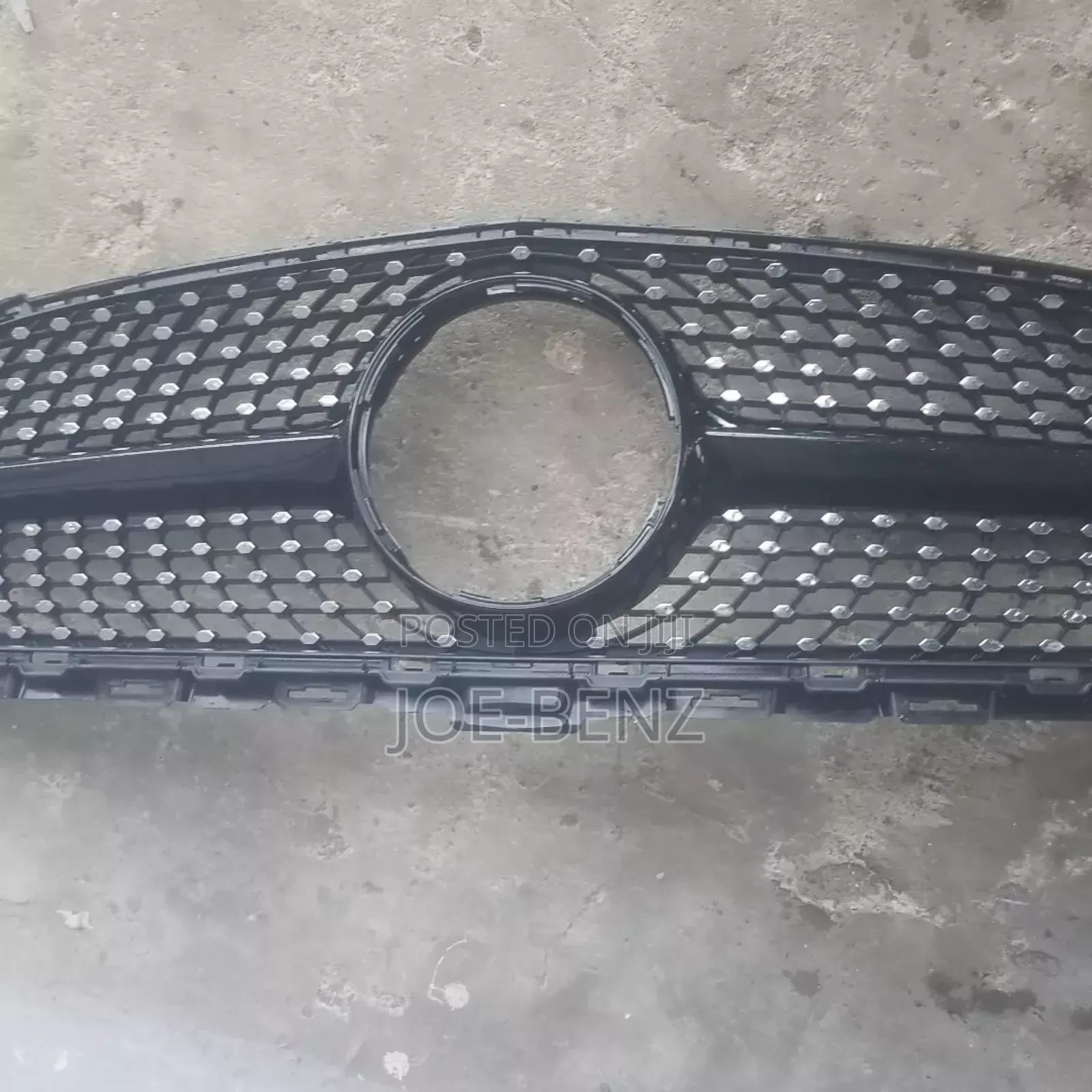 C300 2017 Front Bumper Black Diamond Grill