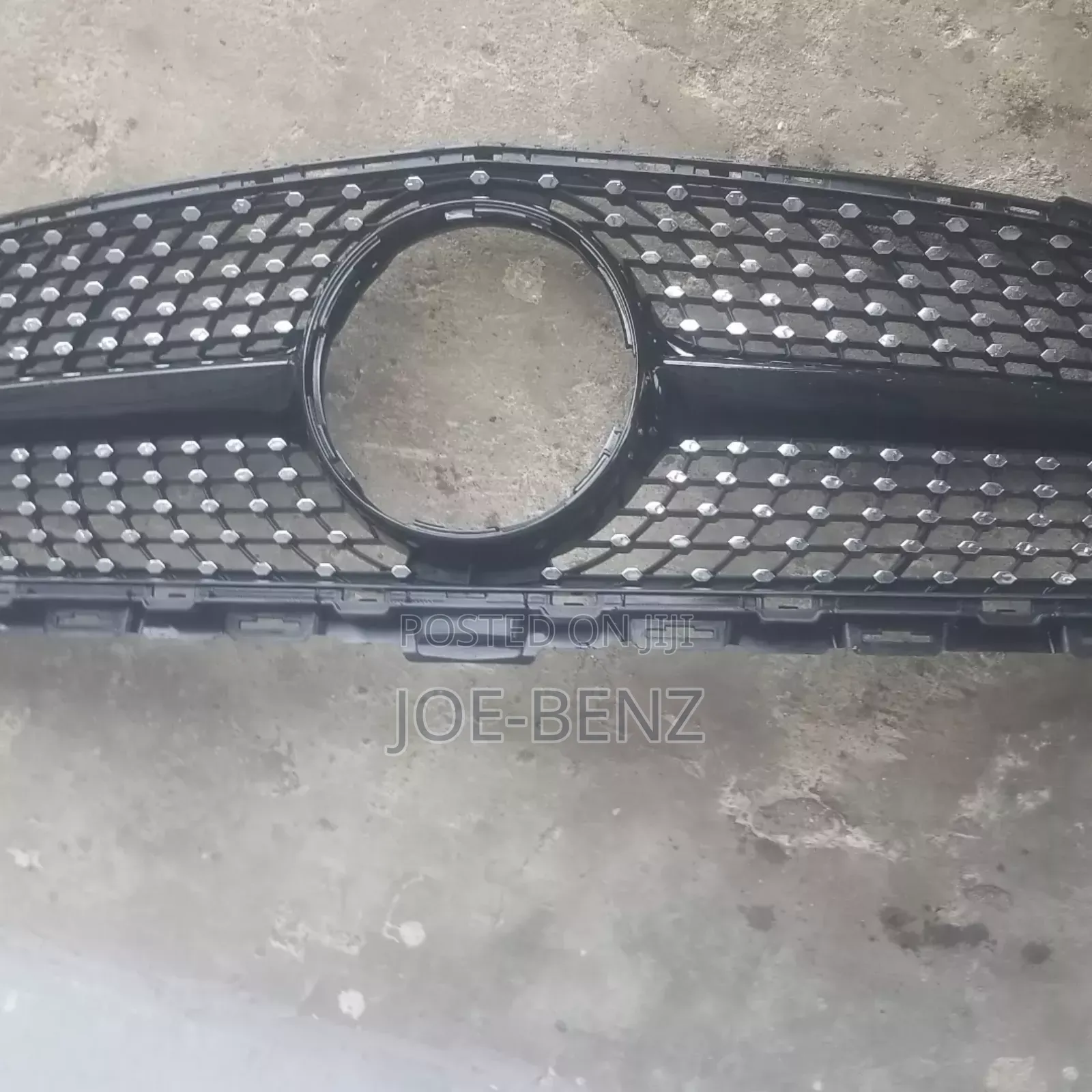 C300 2017 Front Bumper Black Diamond Grill
