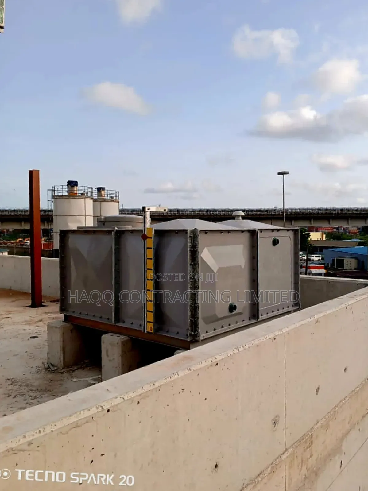Industrial Water Tank Construction FRP /GRP Water Tank