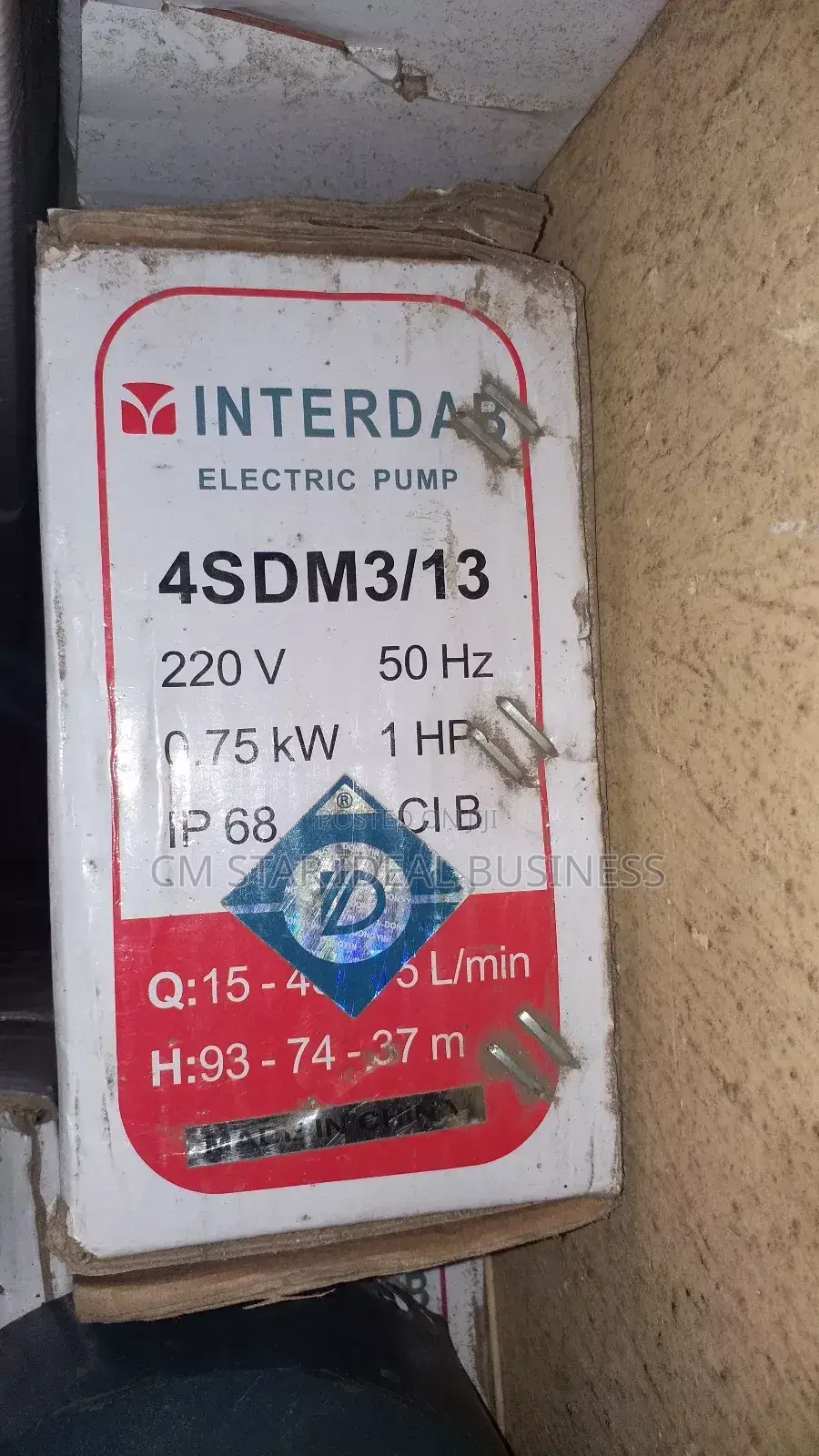 Interdab 1hp Sumersible
