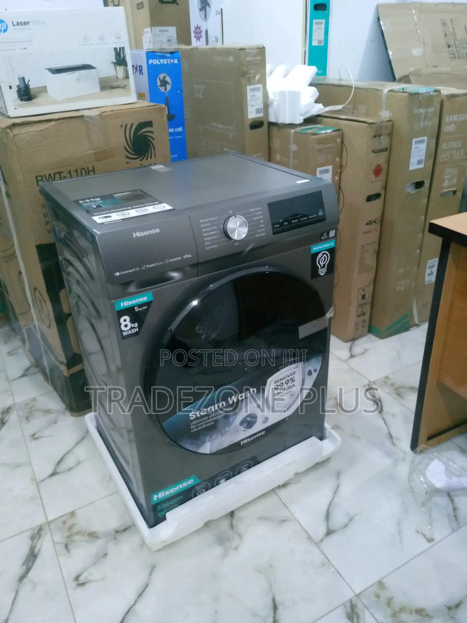 Hisense Wd3q8043bt 8/5kg Front Load [Wash/Dry] Washing Machi
