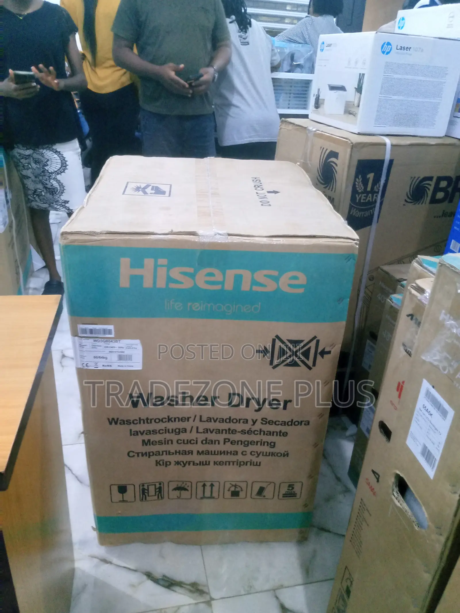Hisense Wd3q8043bt 8/5kg Front Load [Wash/Dry] Washing Machi