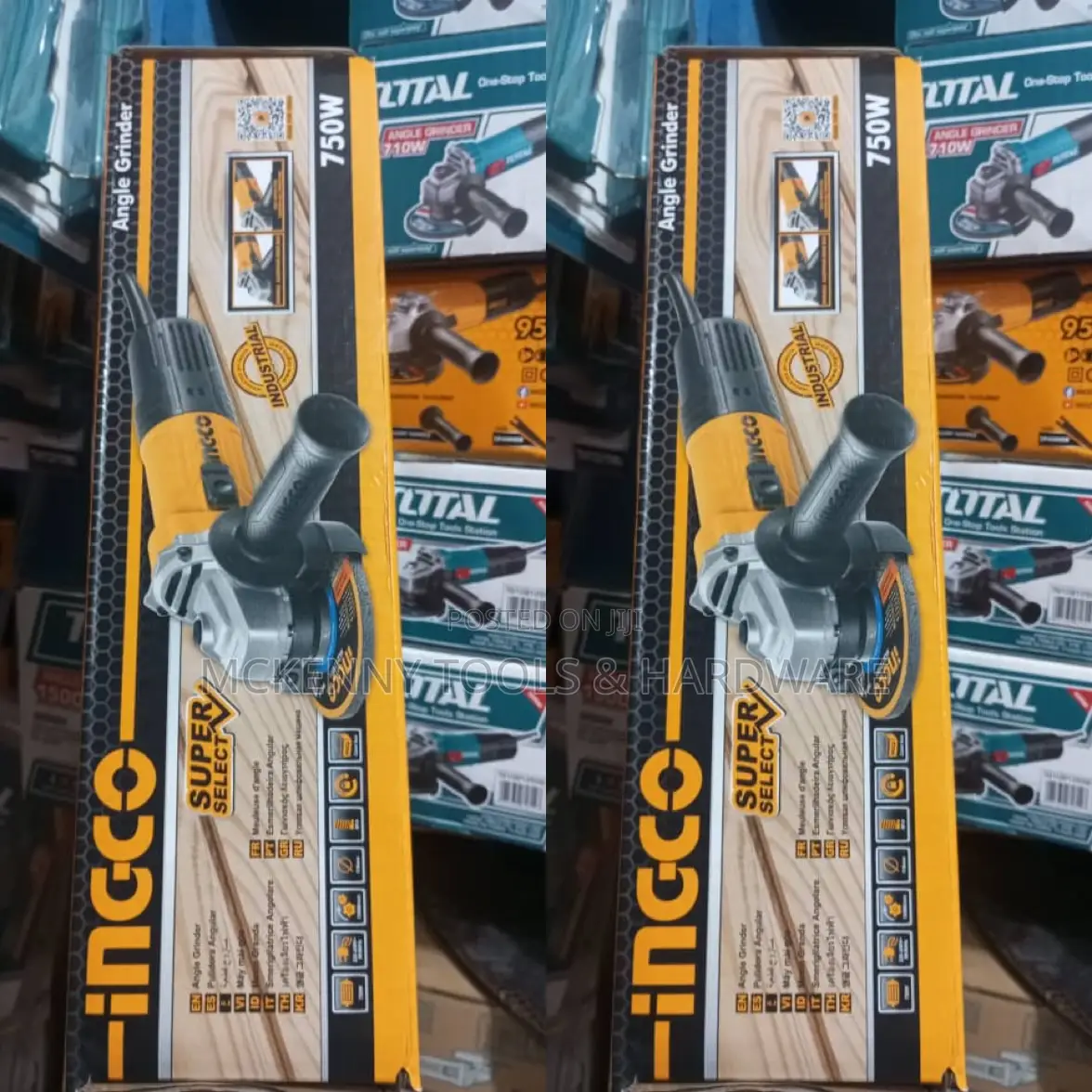 Ingco Angle Grinder 750w 4-1/2"