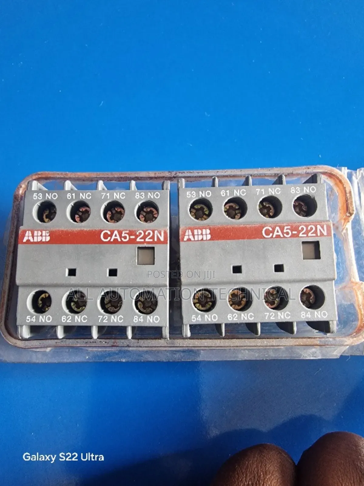 Abb Ca5-22n Auxiliary Contact Block, 4-P, 2no/2nc,