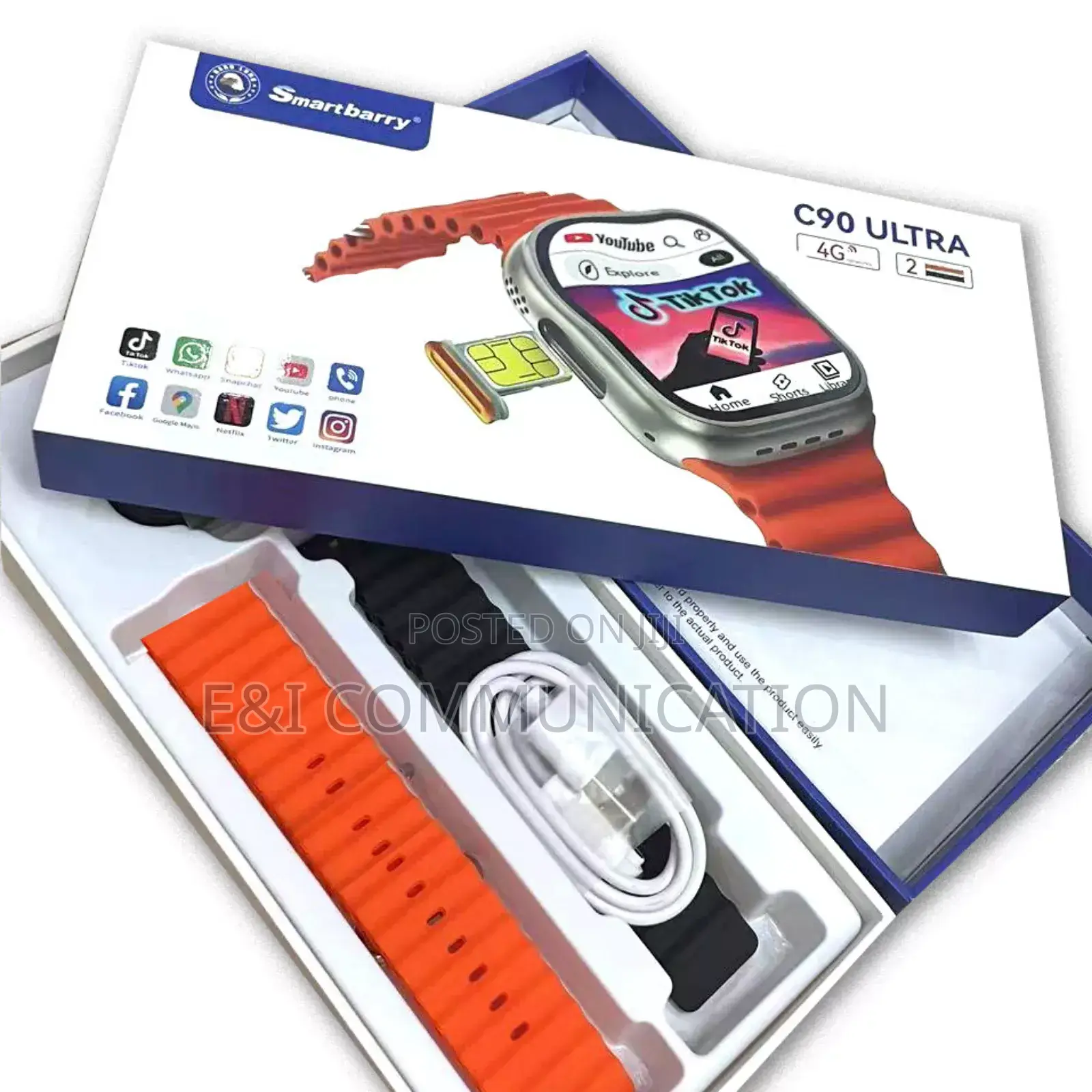 Smart Barry C90 Ultra Smartwatch.