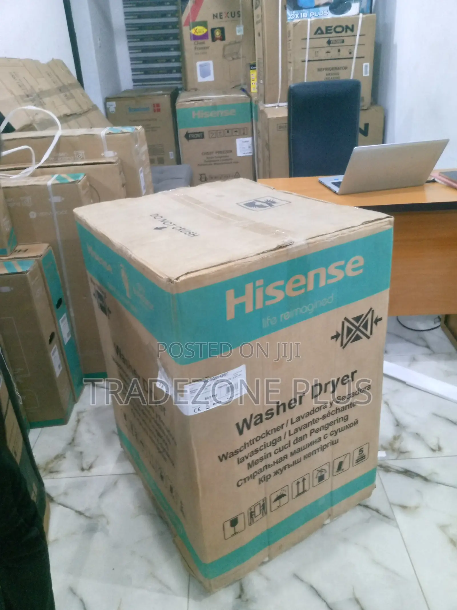 Just in Hisense 8kgwash 5kgdry Front Load Washing Machine