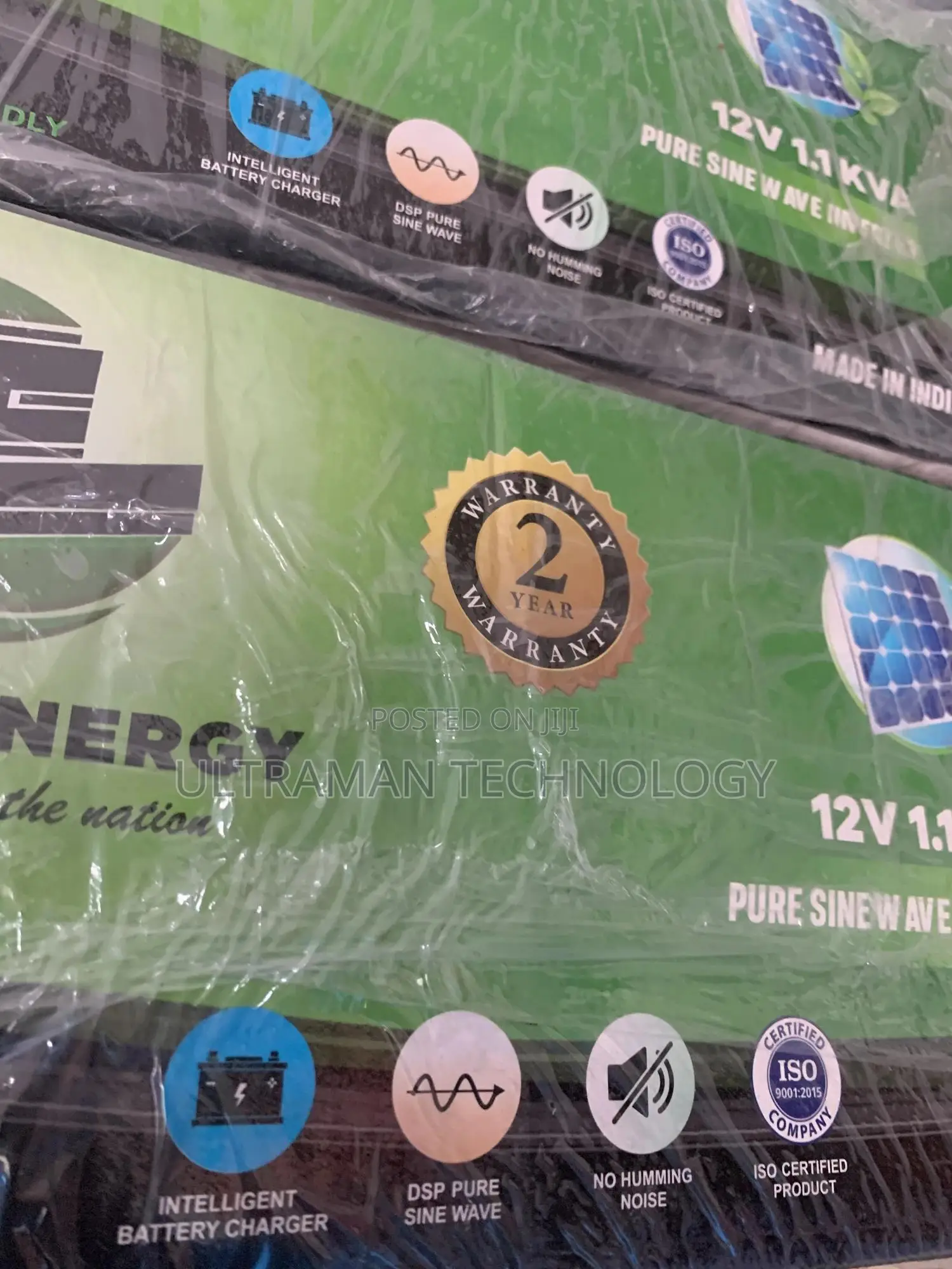 1.1kva Indian Pure Sine Wave Inverter (TASHA ENERGY)