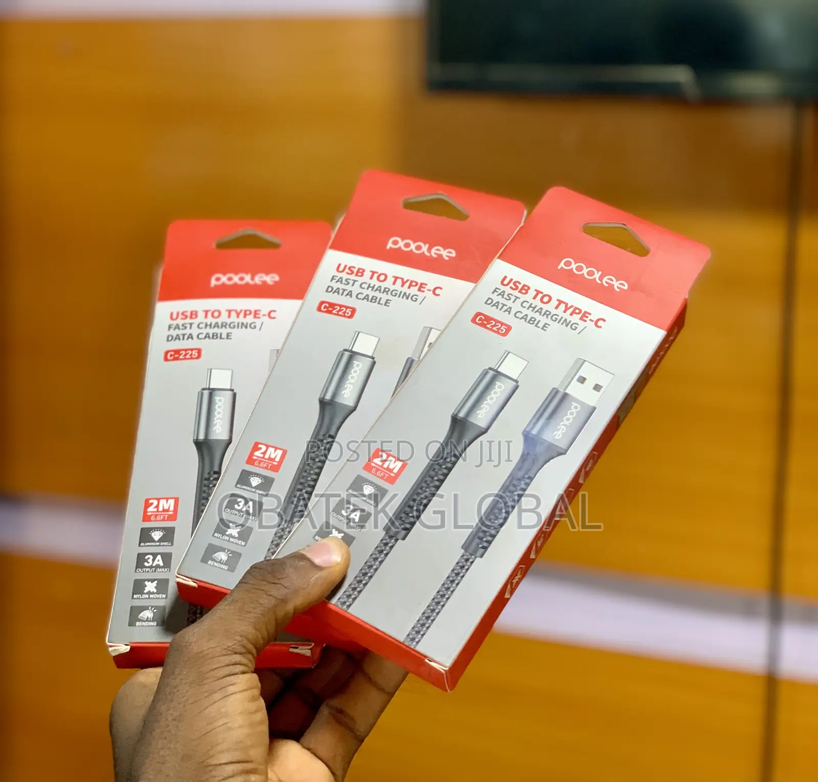 Poolee 2M Type-C Fast Charging Cable