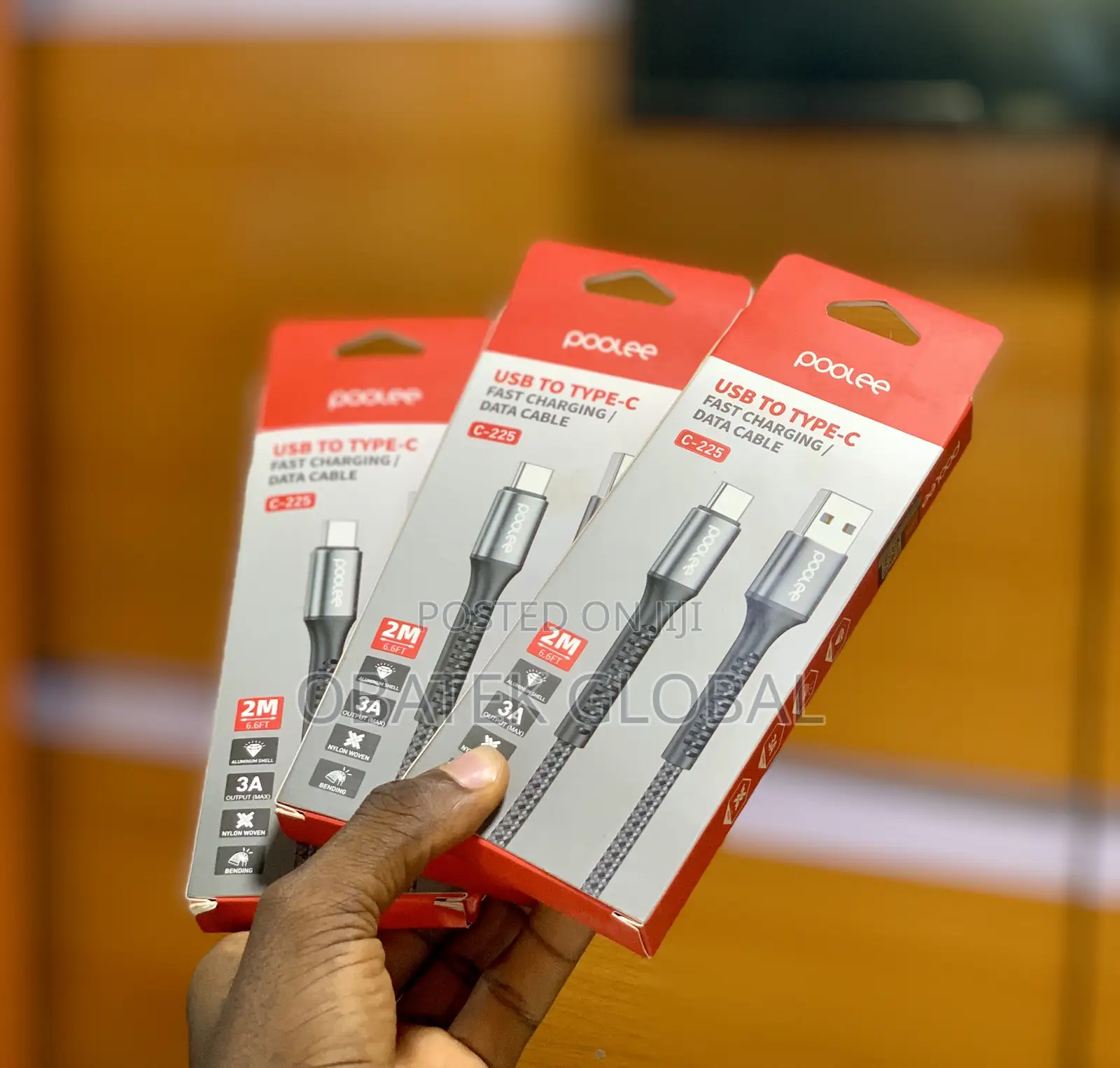 Poolee 2M Type-C Fast Charging Cable