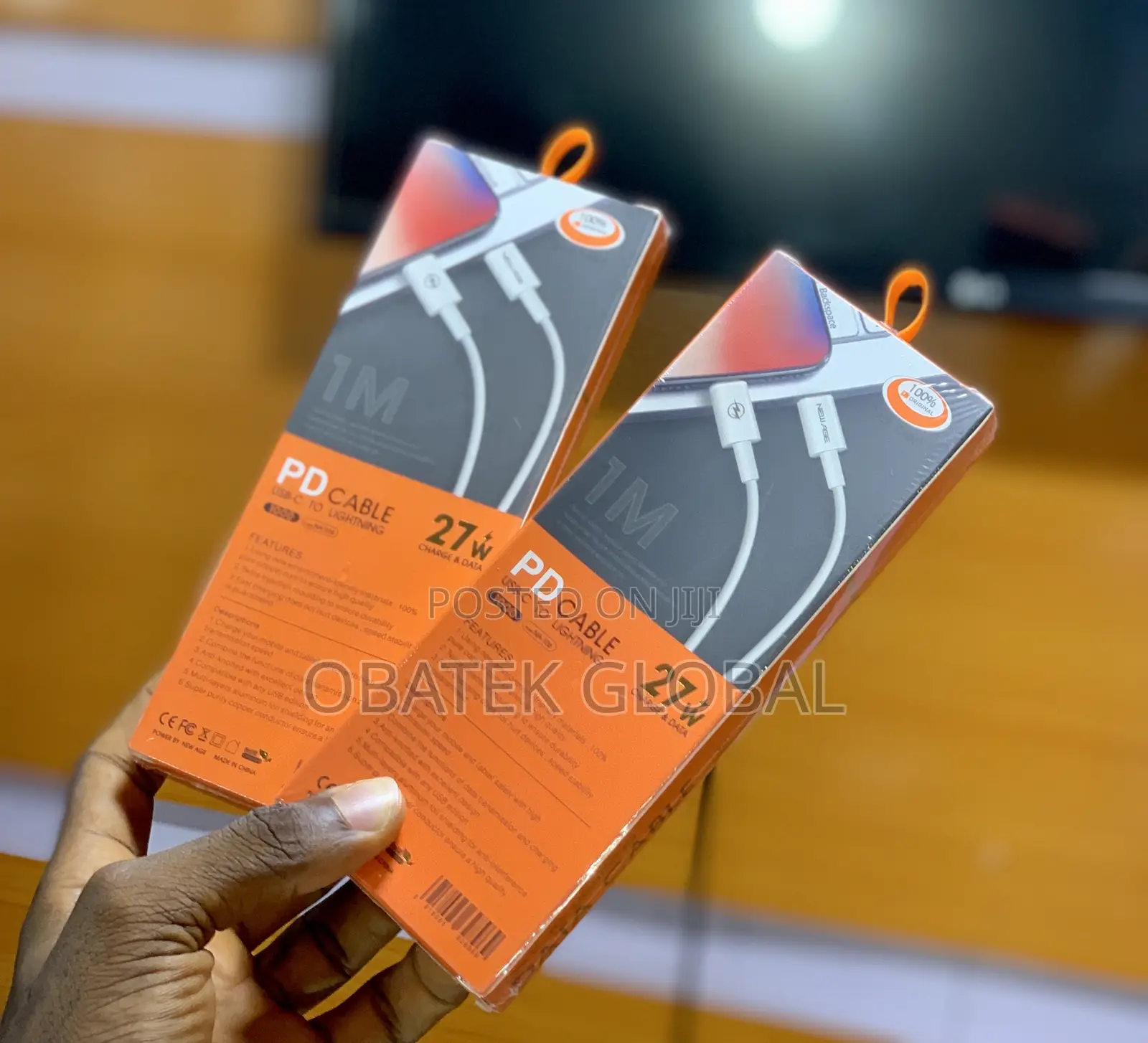 New Age PD 27 Watts Cable Type-C to iPhone
