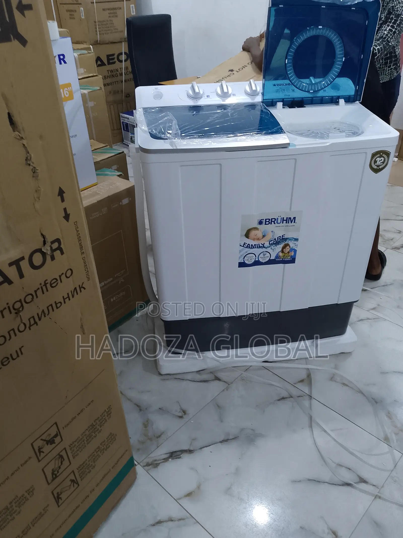 The New Durable Bruhm Twin Tub Washing Machine 11kg