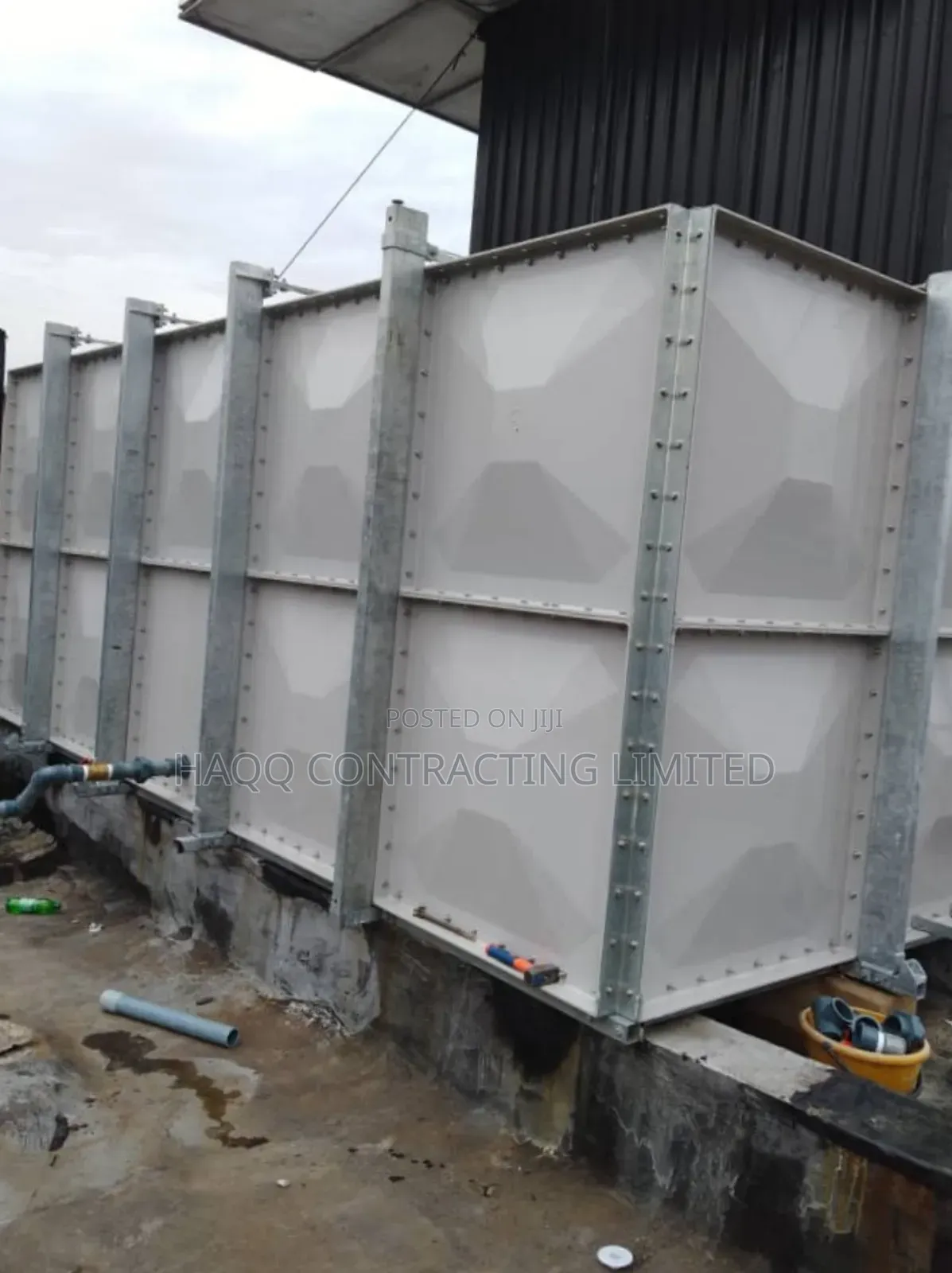 GRP FRP Water Tank Construction in Nigeria