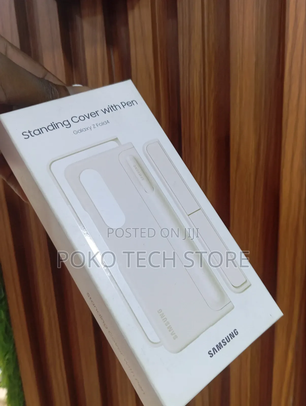 Original Standing Cover With Pen for Galaxy Z Fold 4