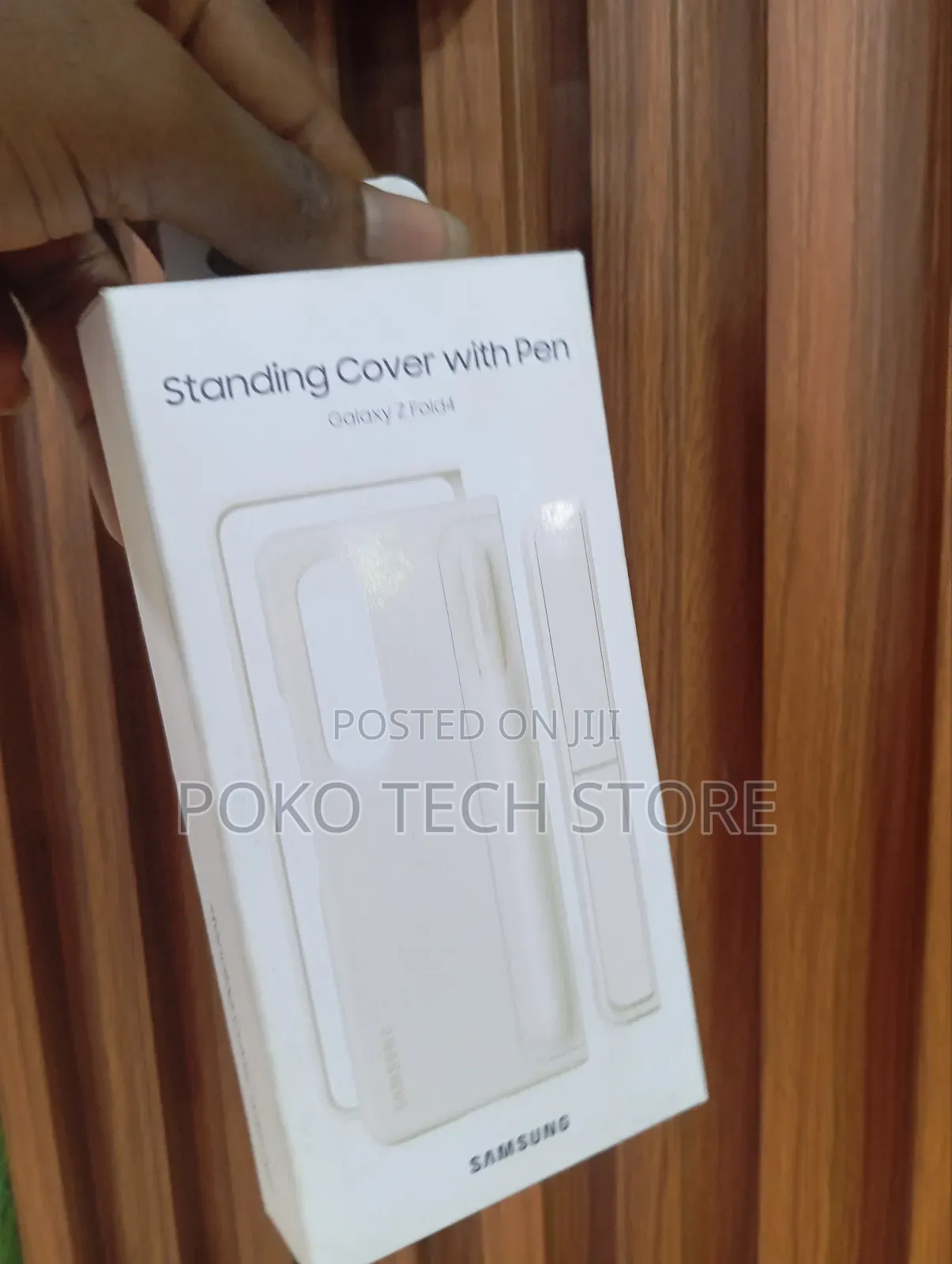 Original Standing Cover With Pen for Galaxy Z Fold 4