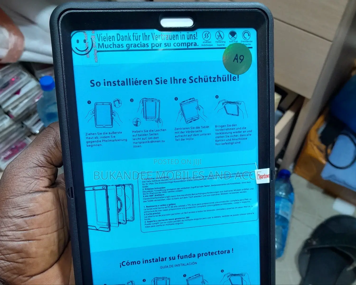 Samsung Tab A9 Protective Bumper Case