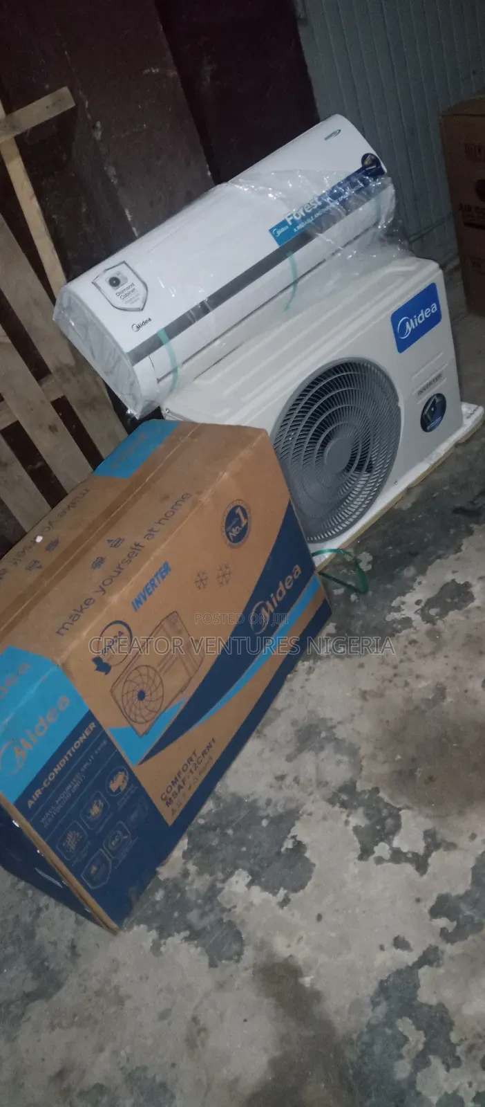 Midea Inverter Split Unit AC,Fully Copper, Anti-Rust Body,FAST COOLING