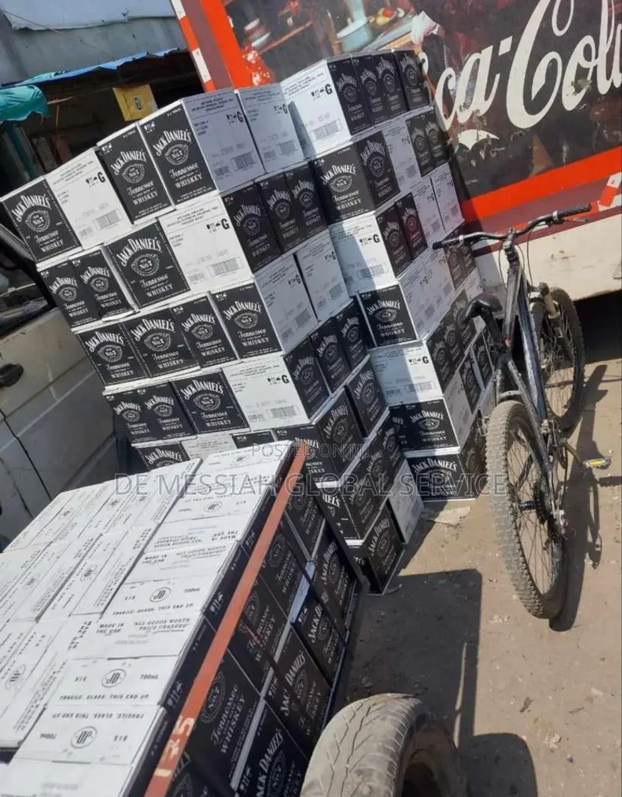 Jack Daniels Whiskey Carton of 6 Bottles