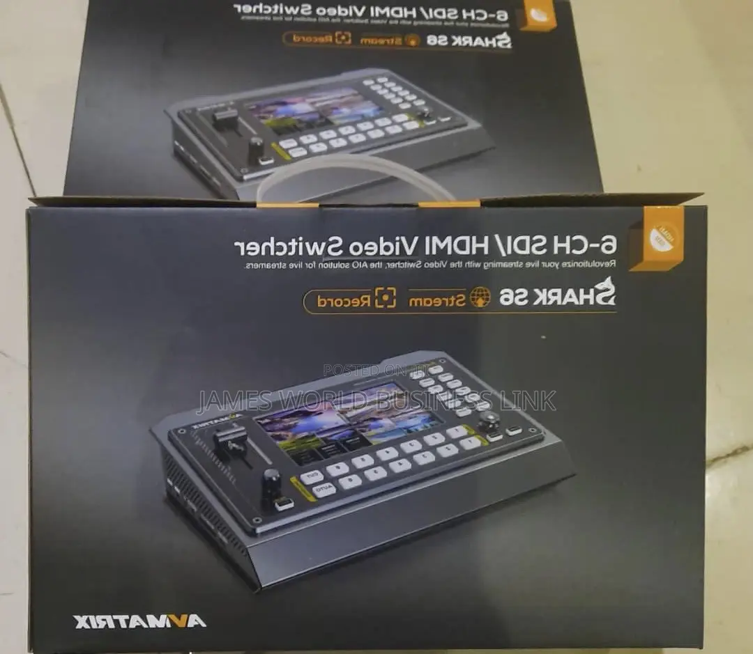 Av Matrix Sharks S6 Sdi and Hdmi 6 Channels Video Mixer