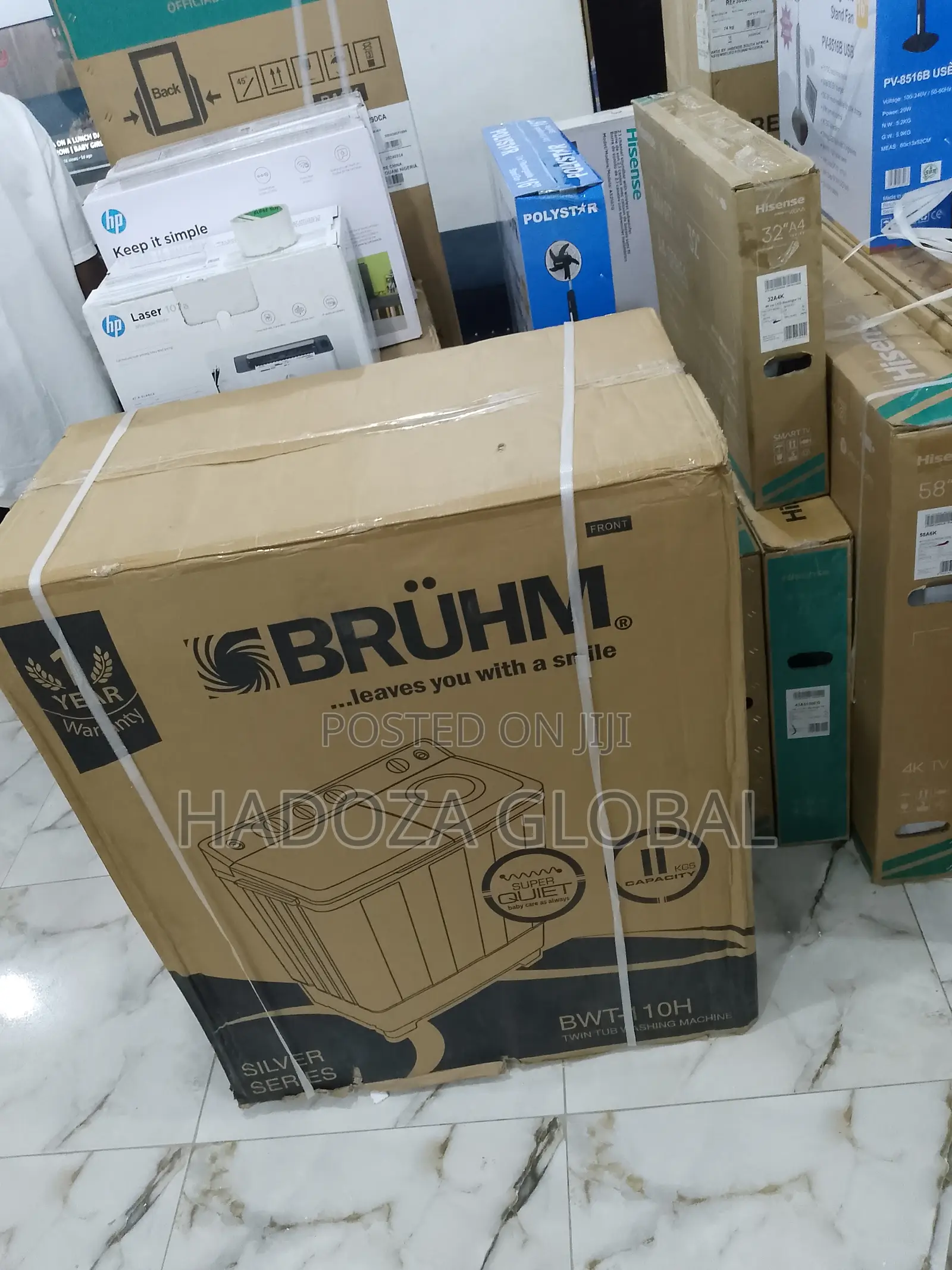 The Durable Washing Machine 11kg Brand New-Bruhm