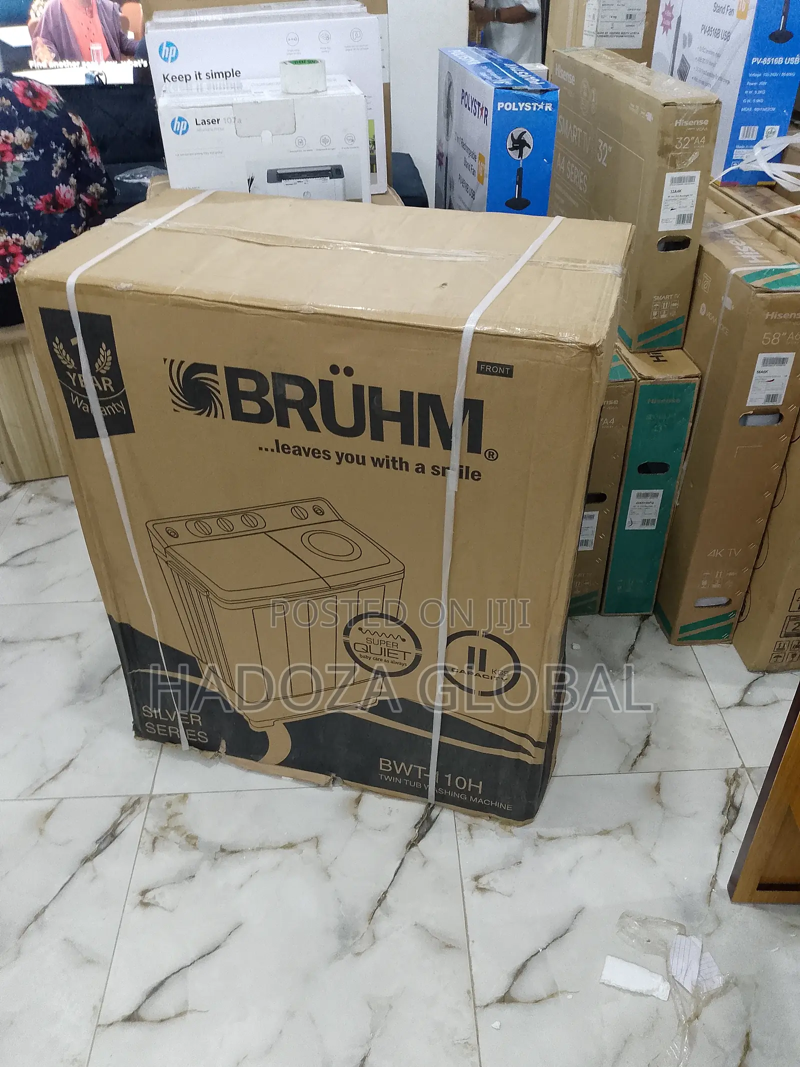 The Brand New Washing Machine (Twin Tub )11kg Bruhm