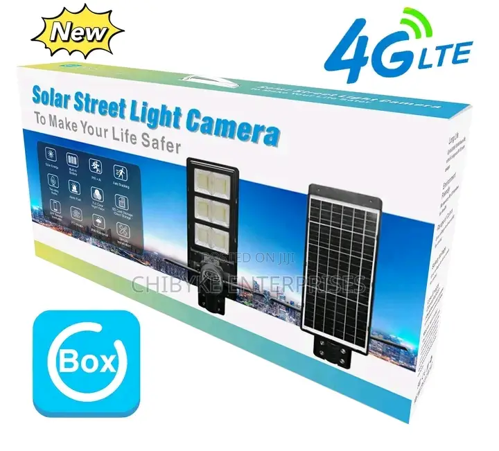 4g Solar Street Light Camera With Auto Tracking