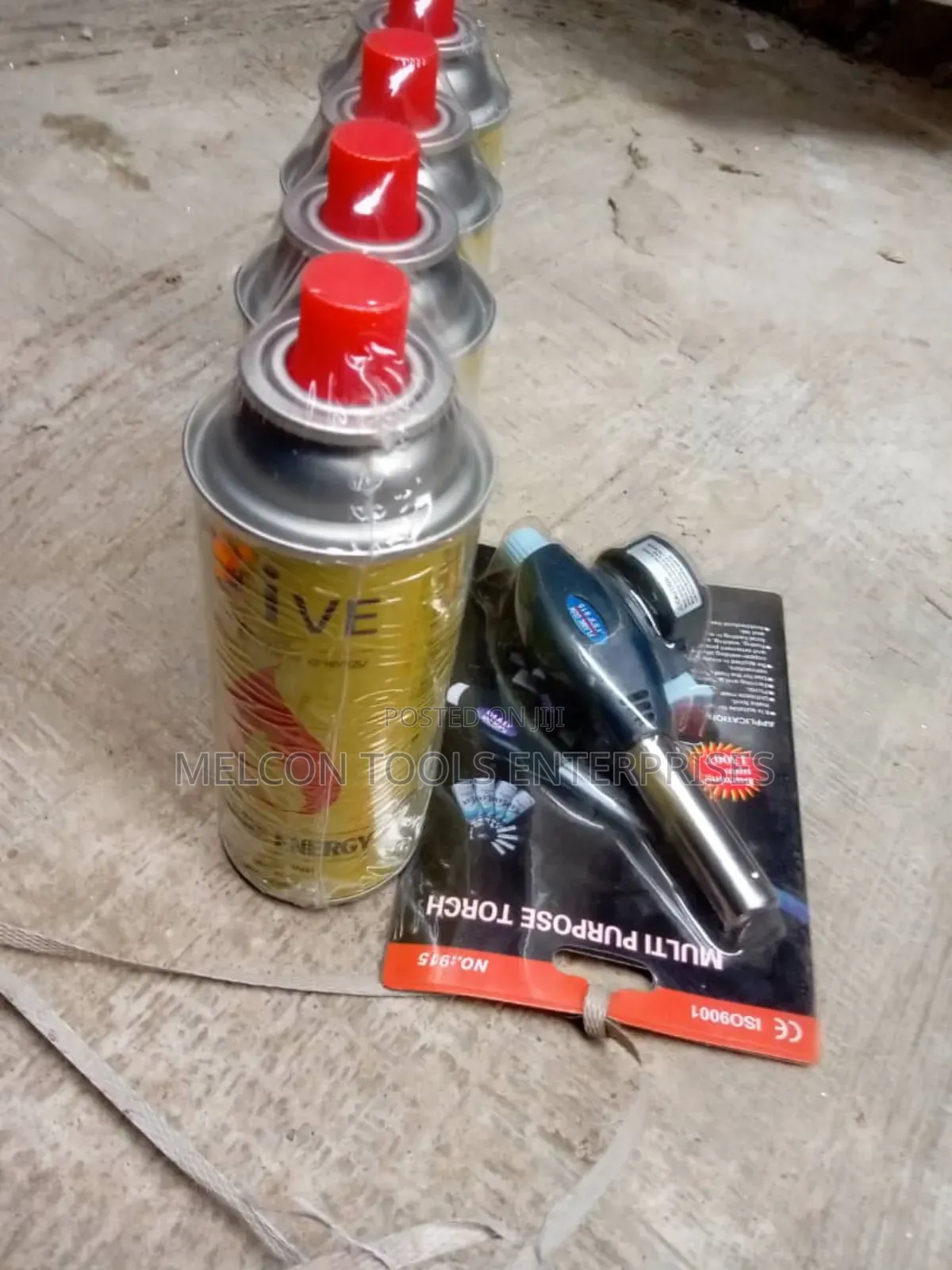 Flame Gun With Gas