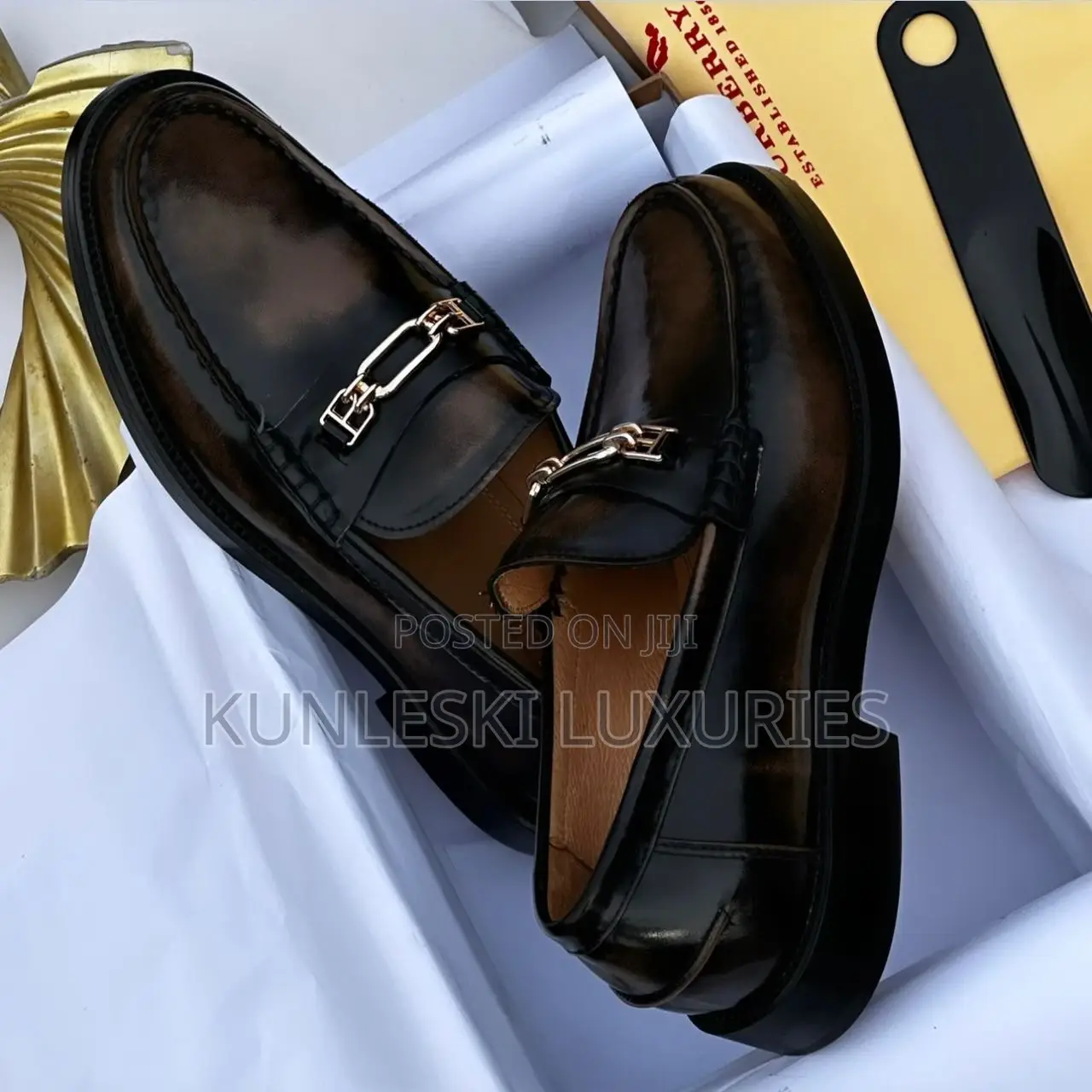 Original Burberry London Men Loafers Shoes Collections