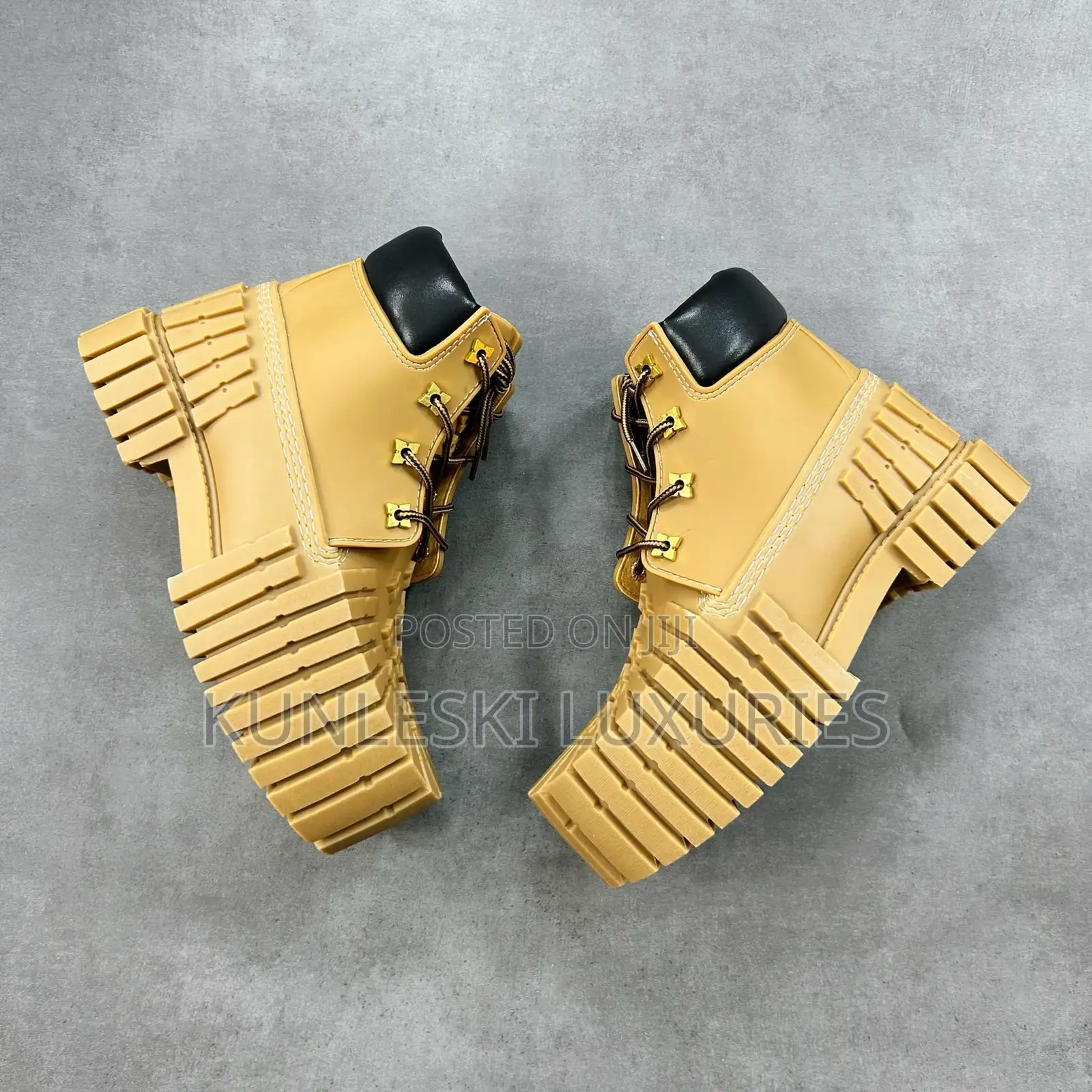 MSCHF X Louis Vuitton X Timberland 2 X 4 Brutal Boots