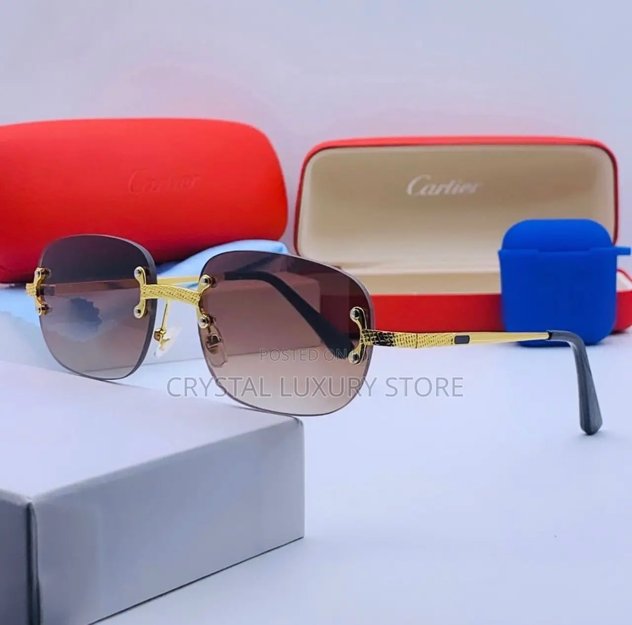 Cartier Quality Luxury Unisex Glasses