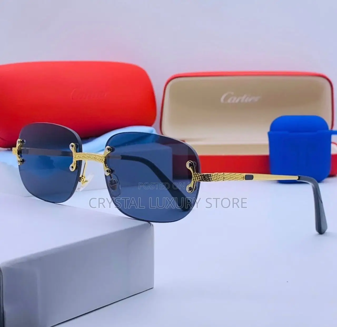 Cartier Quality Luxury Unisex Glasses