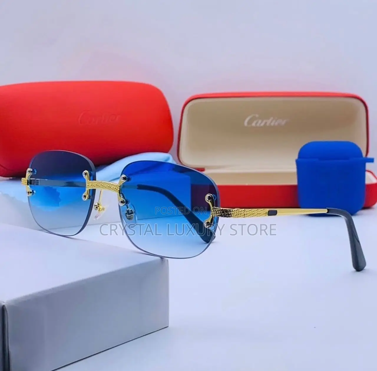 Cartier Quality Luxury Unisex Glasses