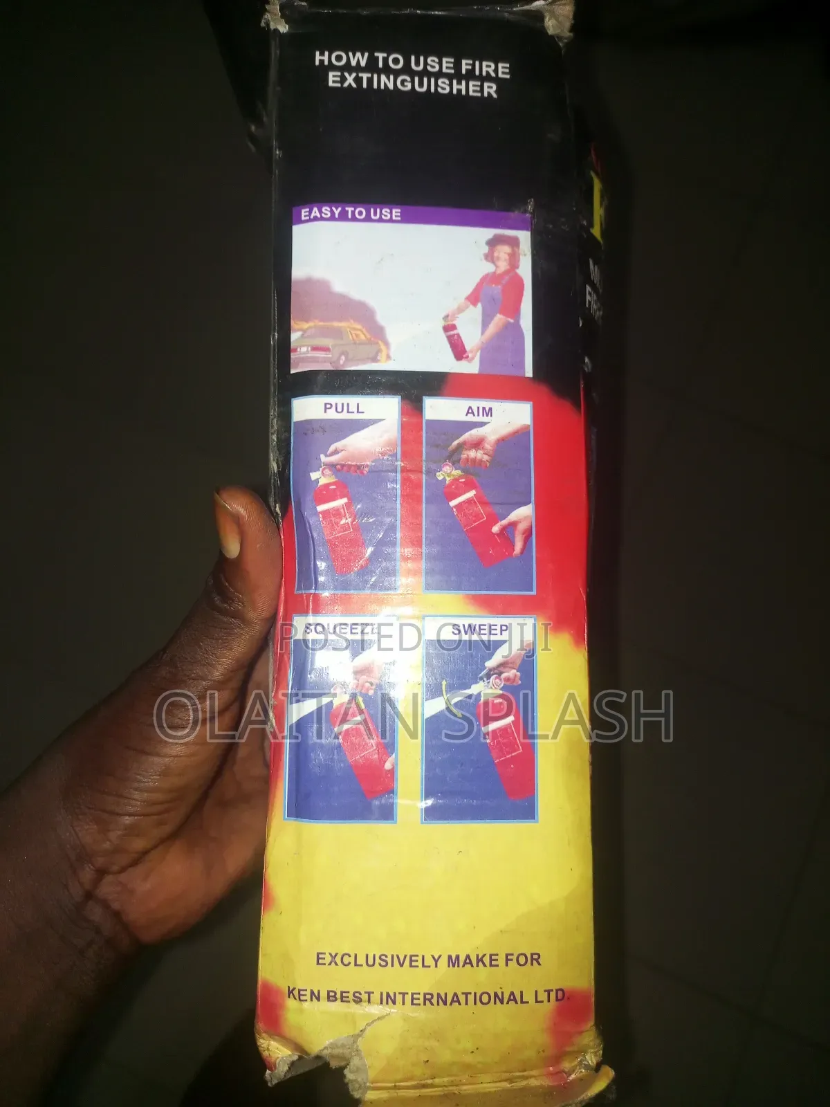 Brand New 1.5kg Gold KBI Fire Quencher