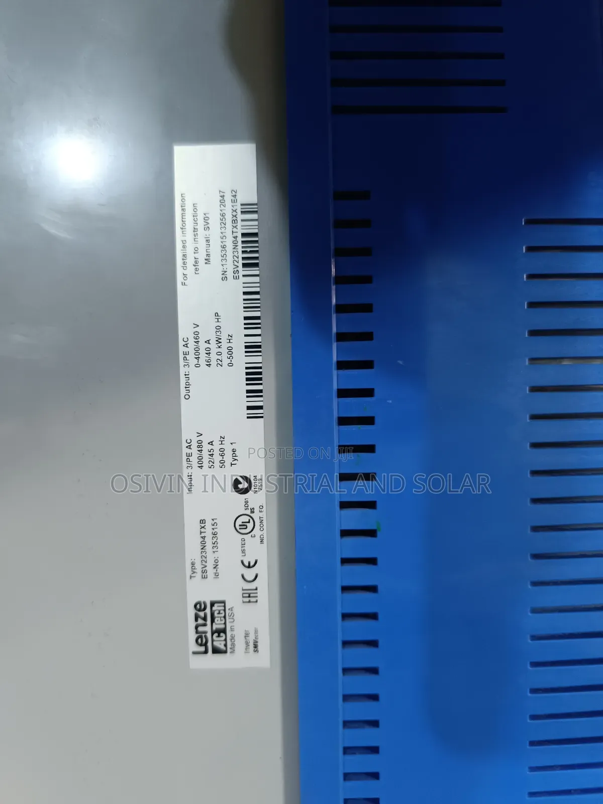 22kw Lenze Frequency Inverter Drive 3phase