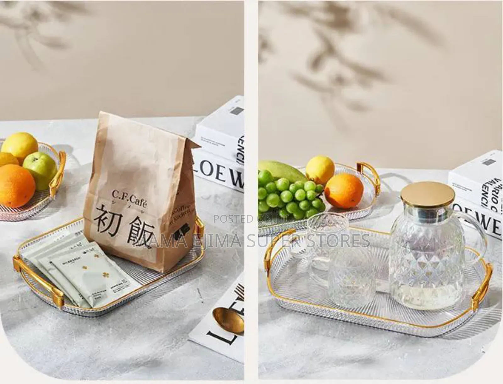 3pcs Home Decoration Snacks Tray Wedding Favors Gift Plates