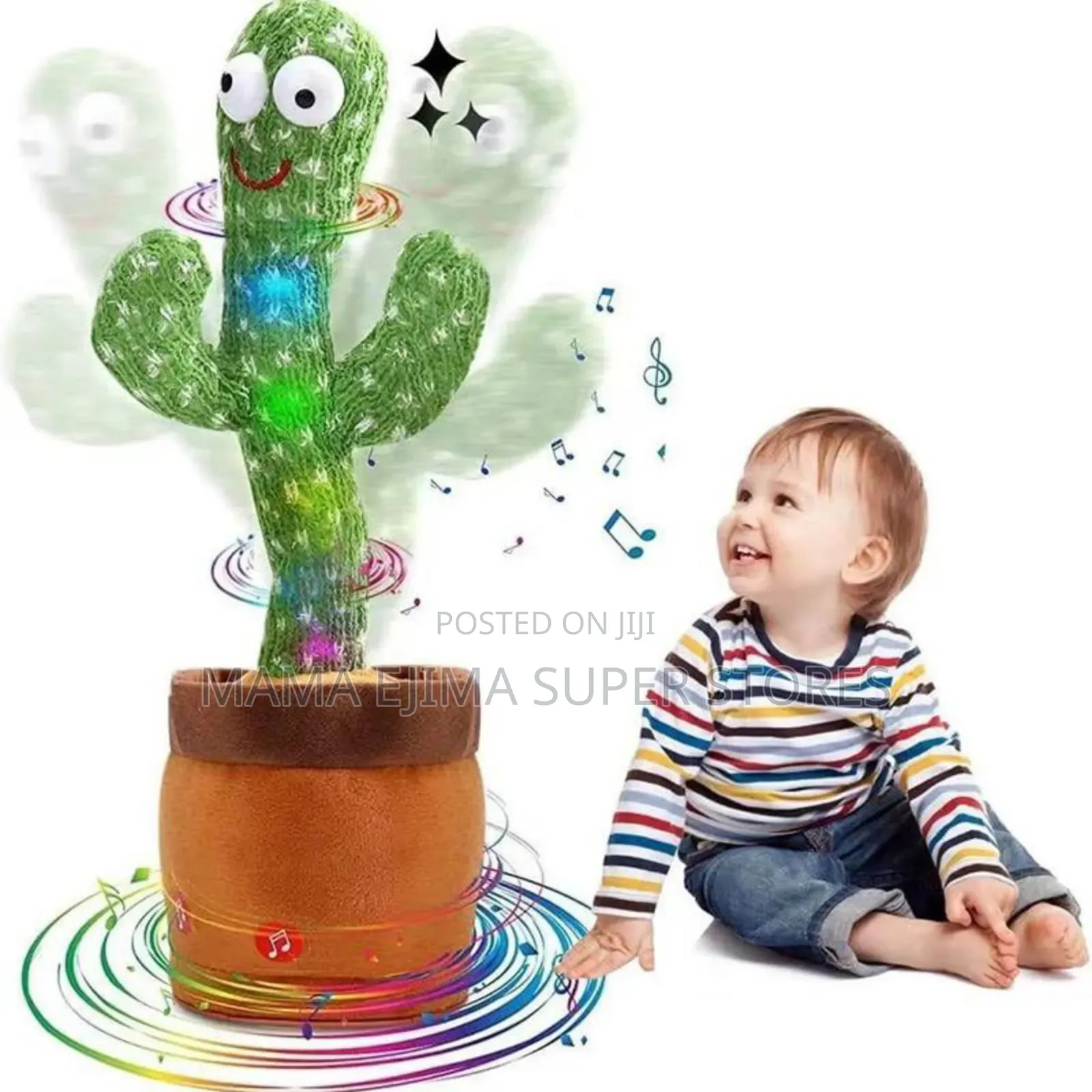 Sing and Dance Cactus Electron Plush Toy Soft Plush Doll