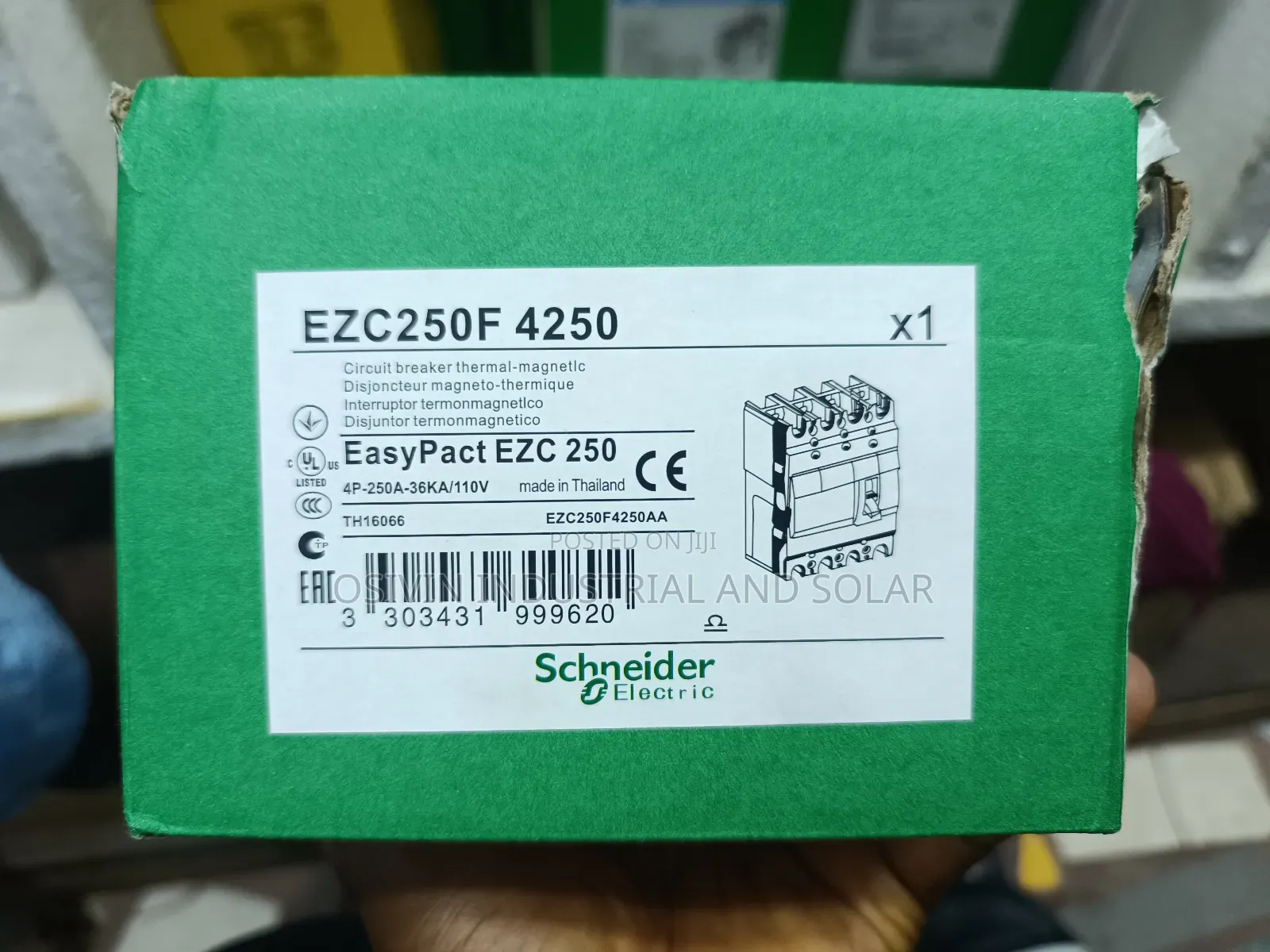 Ezc250f 450 Schneider 250a 4pole Breaker